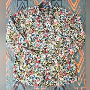 Alan Flusser Floral‎ Print Shirt